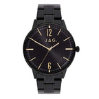 Jag Gawler Black Dial Stainless Steel Mens Watch J2908A