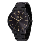 Jag Gawler Black Dial Stainless Steel Mens Watch J2908A
