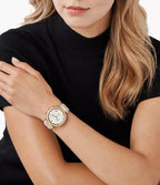 Michael Kors Ladies Watch Parker Chronograph 39mm White Gold