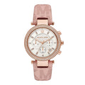 Michael Kors Ladies Watch Parker Chronograph 39mm White Pink
