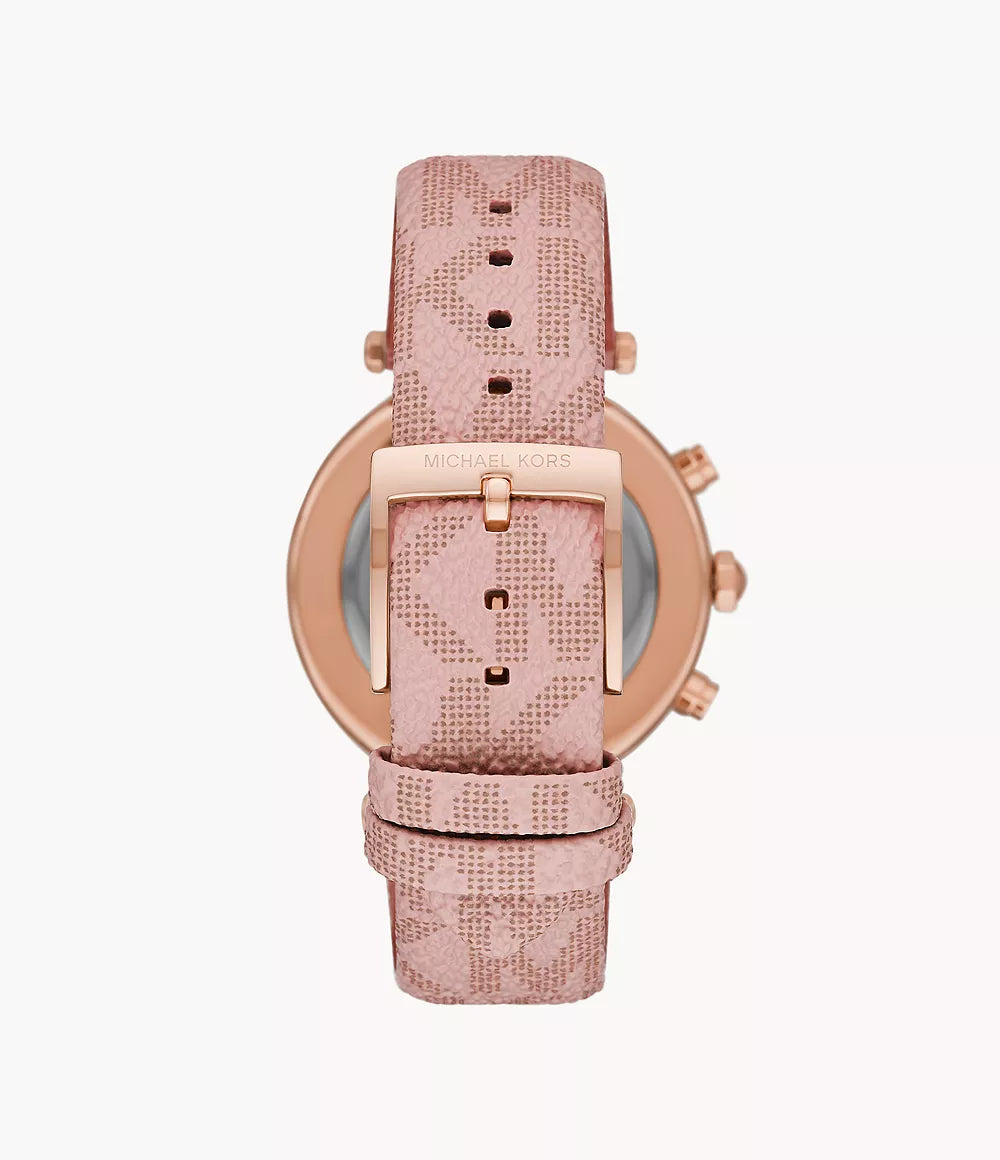 Michael Kors Ladies Watch Parker Chronograph 39mm White Pink