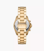 Michael Kors Ladies Watch Bradshaw Chronograph 36mm Black Gold