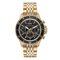 Michael Kors Men's Watch Bayville Chronograph  Black Gold