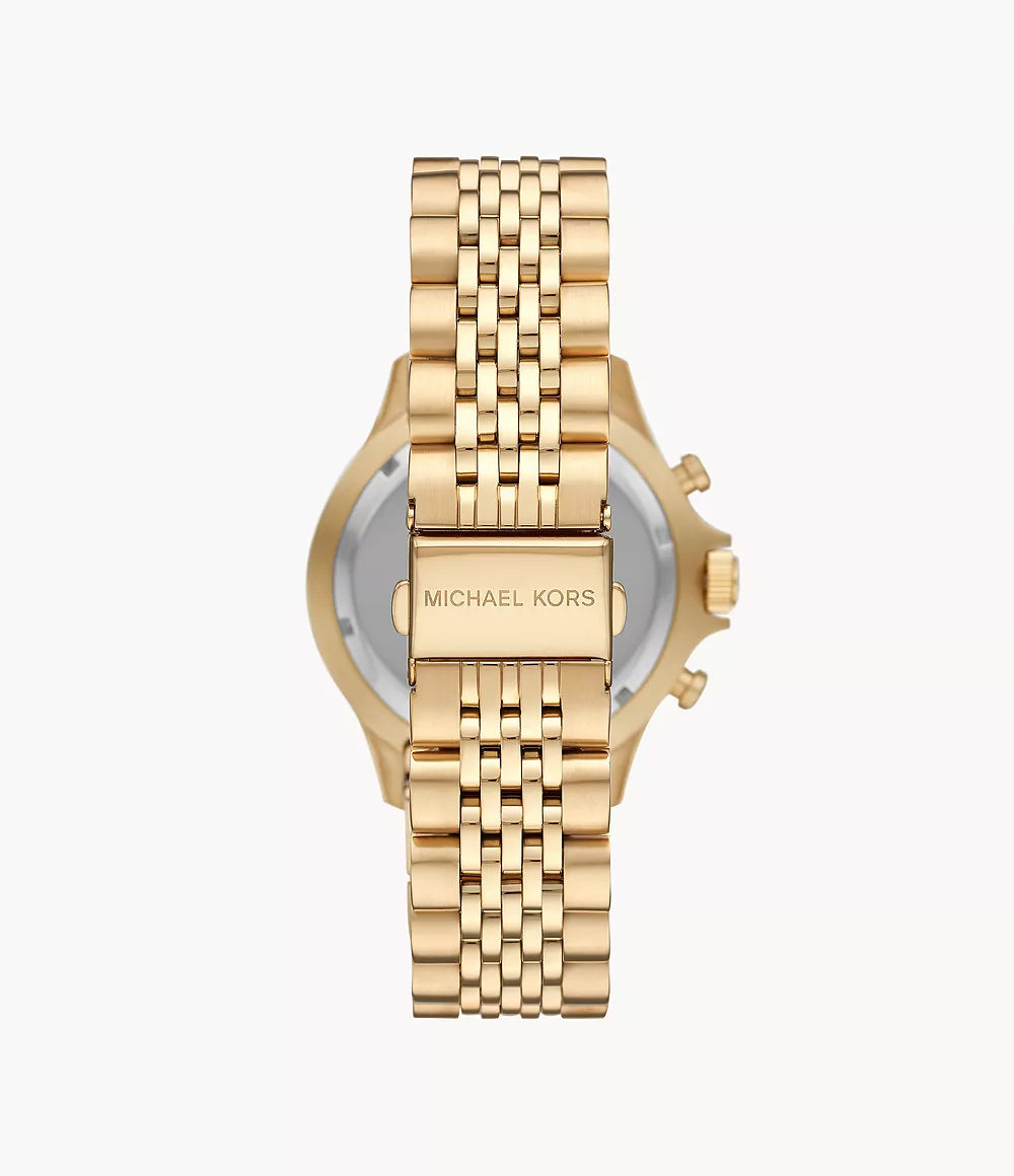 Michael Kors Men's Watch Bayville Chronograph  Black Gold