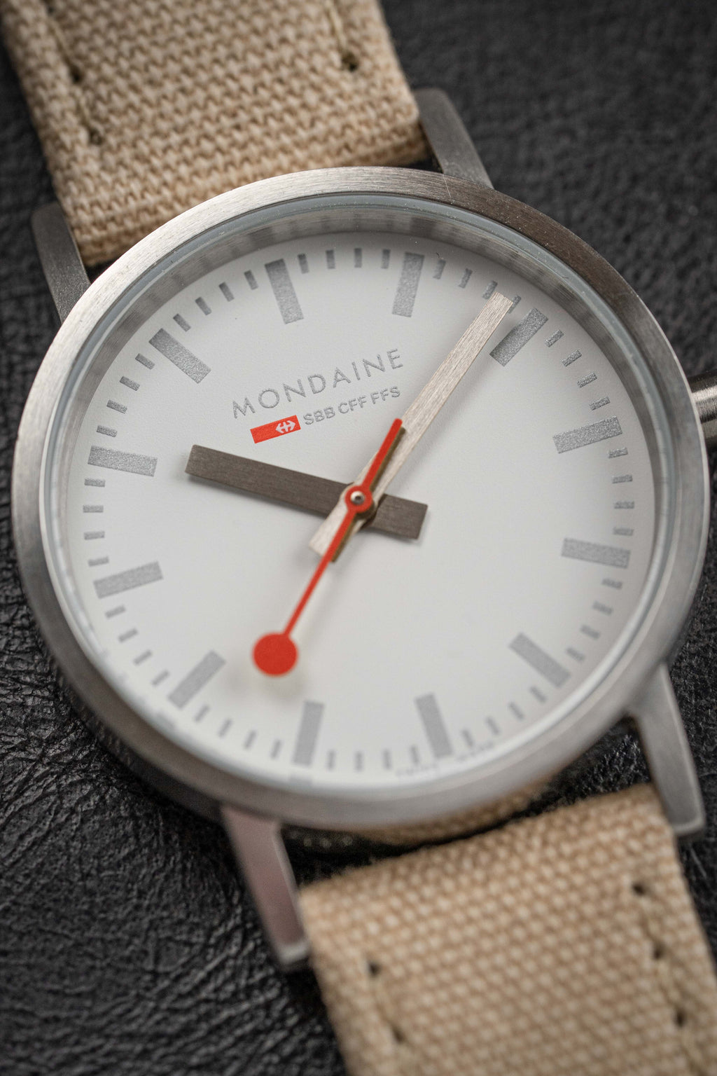 Mondaine Ladies Watch Classic White Beige