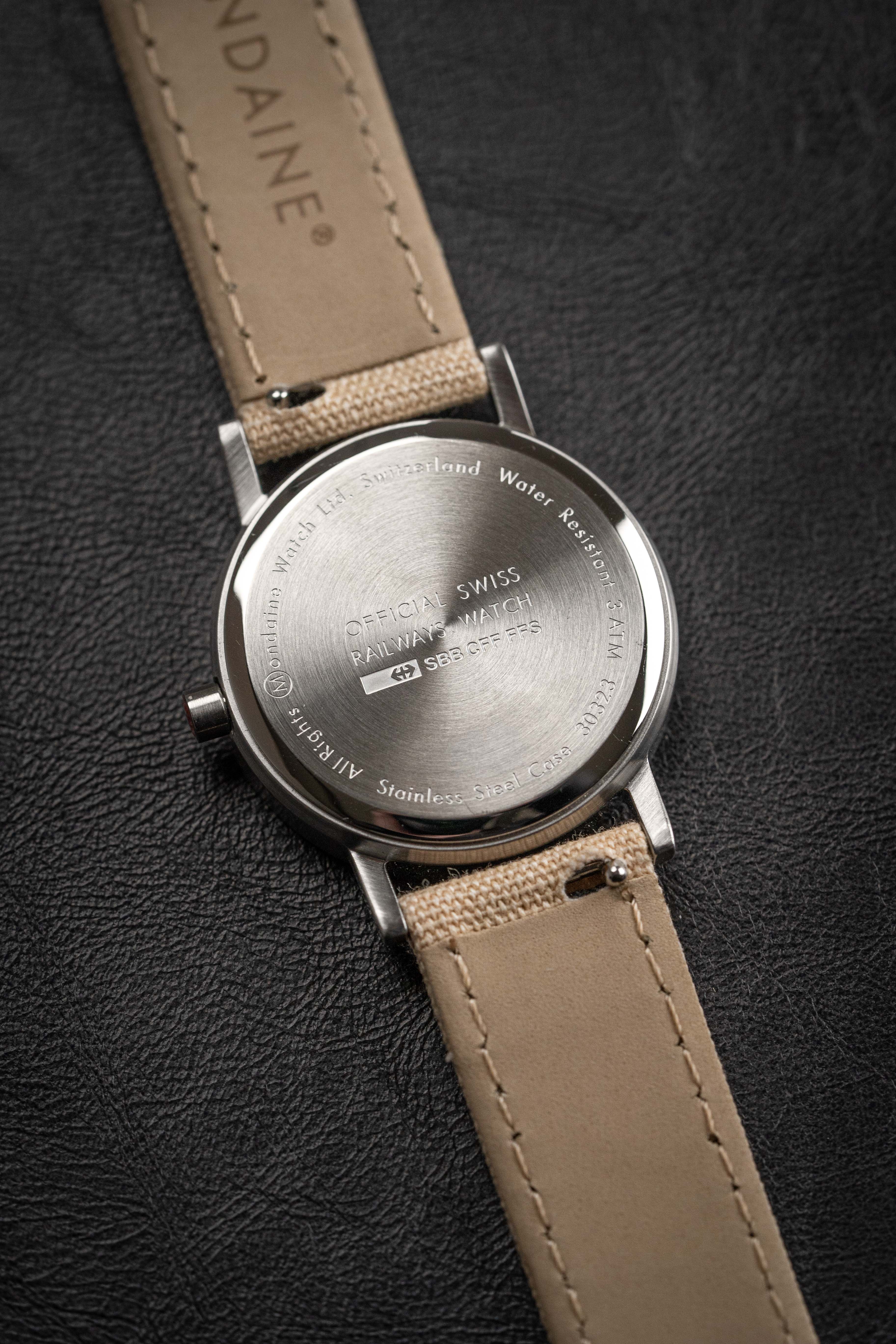 Mondaine Ladies Watch Classic White Beige