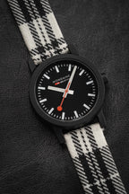 Mondaine Ladies Watch Essence Black White