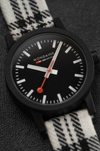 Mondaine Ladies Watch Essence Black White