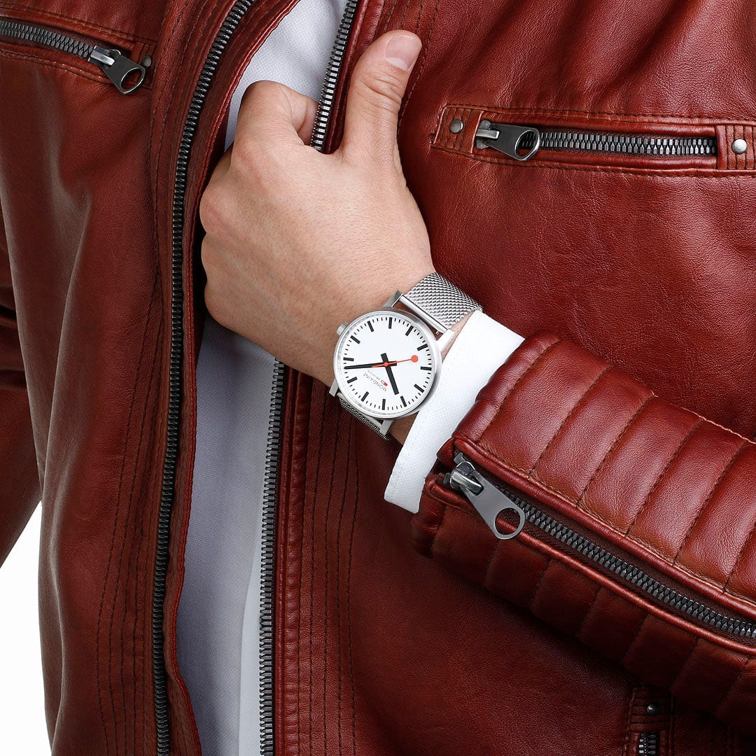 Mondaine Evo2 Men's White Watch