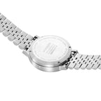 Mondaine Stop2go Backlight White Dial Stainless Steel Watch MST.4101B.SJ.2SE