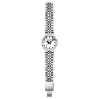 Mondaine Stop2go Backlight White Dial Stainless Steel Watch MST.4101B.SJ.2SE
