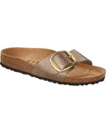 Madrid Big Buckle Graceful Taupe Birko-Flor Sandals