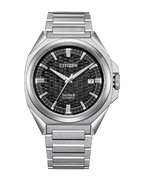 Citizen Series 8 Stainless Steel Black Dial Watch NB6050-51E
