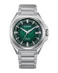 Citizen Series 8 Stainless Steel Green Dial Watch NB6050- 51W