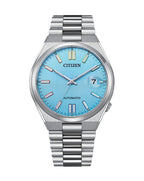 Citizen Tsuyosa Automatic Silver Stainless Steel Turquoise Dial Watch NJ0151-53L