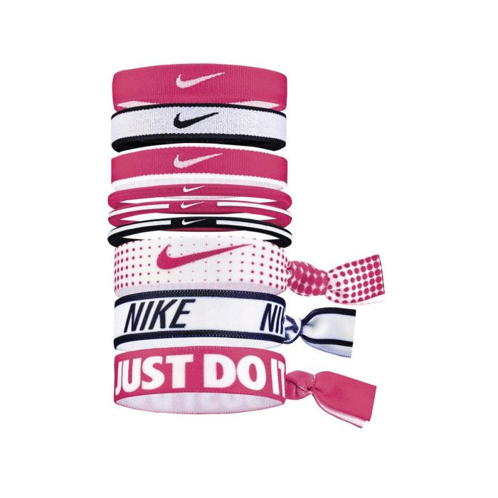 Nike Mixed Ponytail Holders 9pcs (5 Colours)