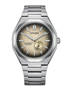 Citizen Zenshin Automatic Brown Dial Titanium Watch NK5020-58P