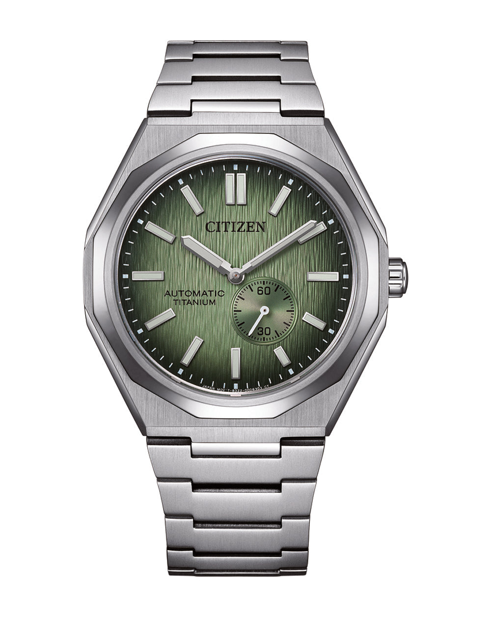 Citizen Zenshin Automatic Green Dial Titanium Watch NK5020-58X