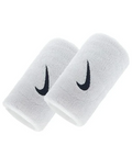 Swoosh Doublewide Wristband :White