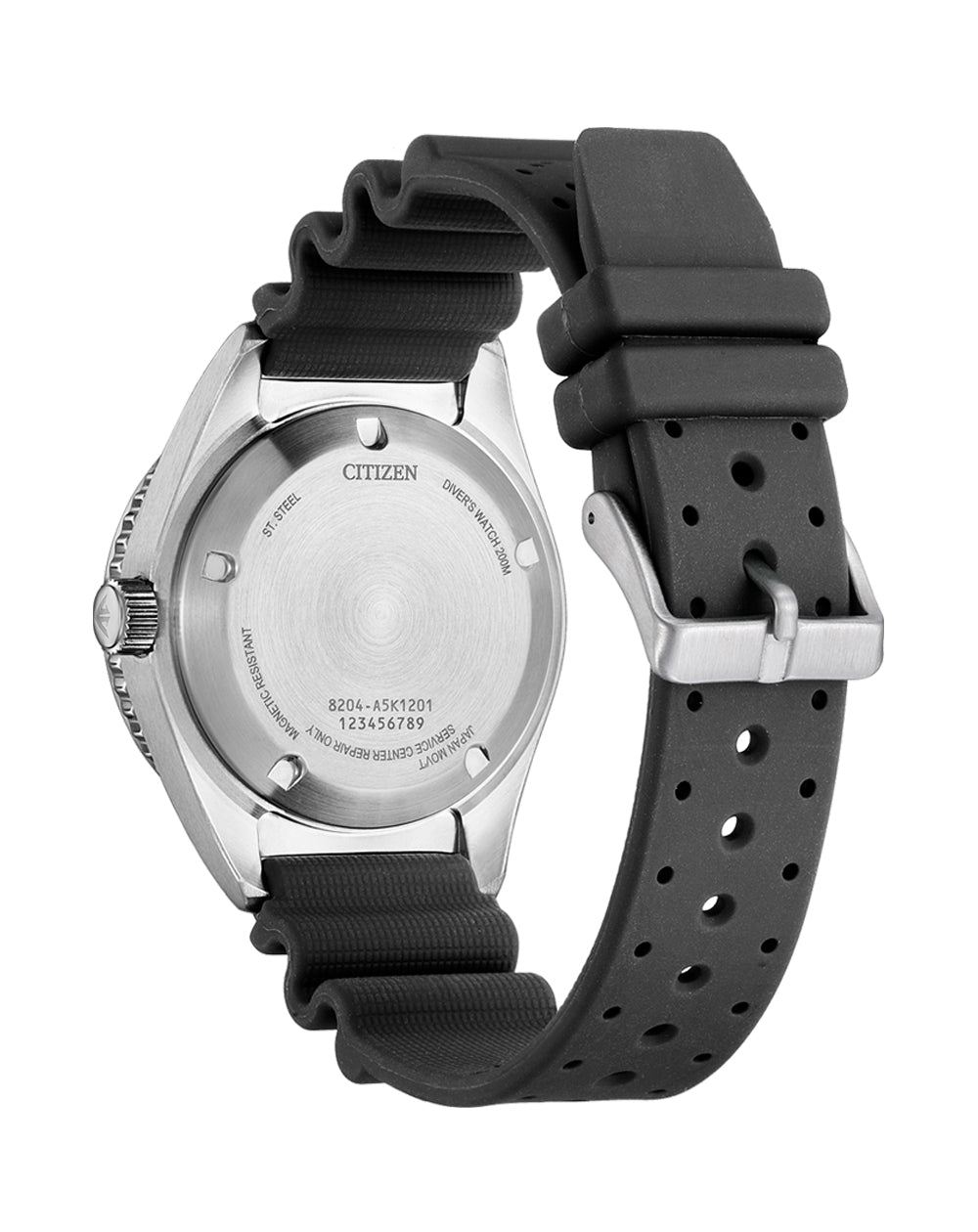 Citizen Promaster Automatic Polyurethane Strap Orange Dial Watch NY0120- 01Z