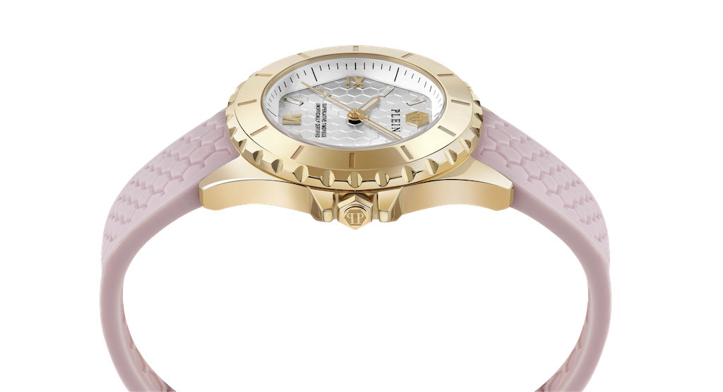 Philipp Plein Rock Couture Ladies  White Watch