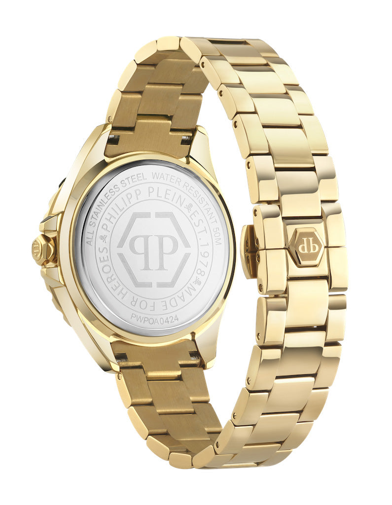 Philipp Plein Rock Couture Ladies  White Watch