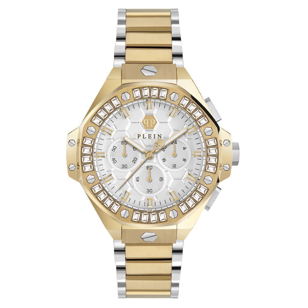 Philipp Plein Hyper $Port Unisex Silver Watch