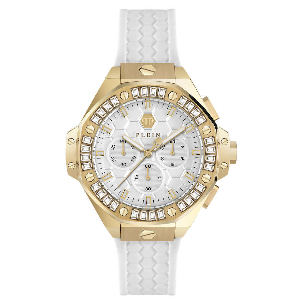 Philipp Plein Hyper $Port Unisex Silver Watch