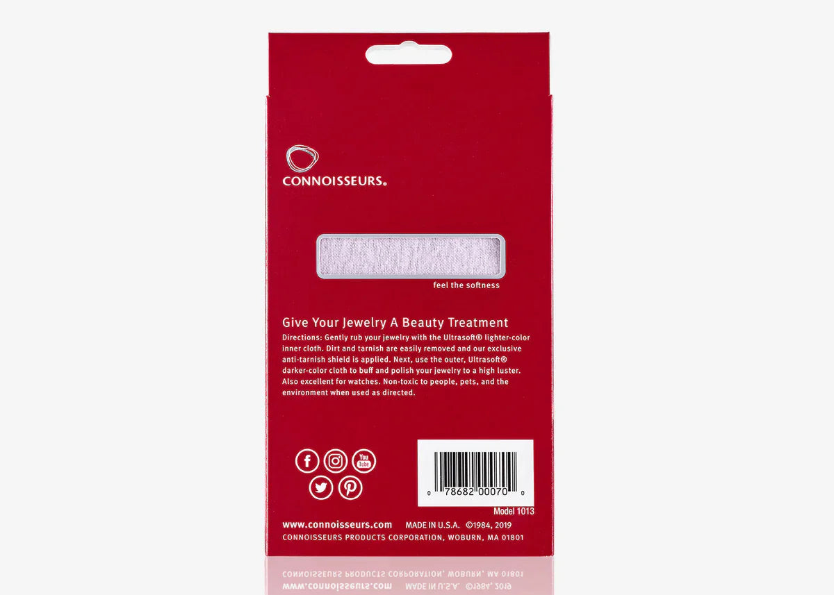 Connoisseurs Extra Large UltraSoft Silver Jewellery Polishing Cloth