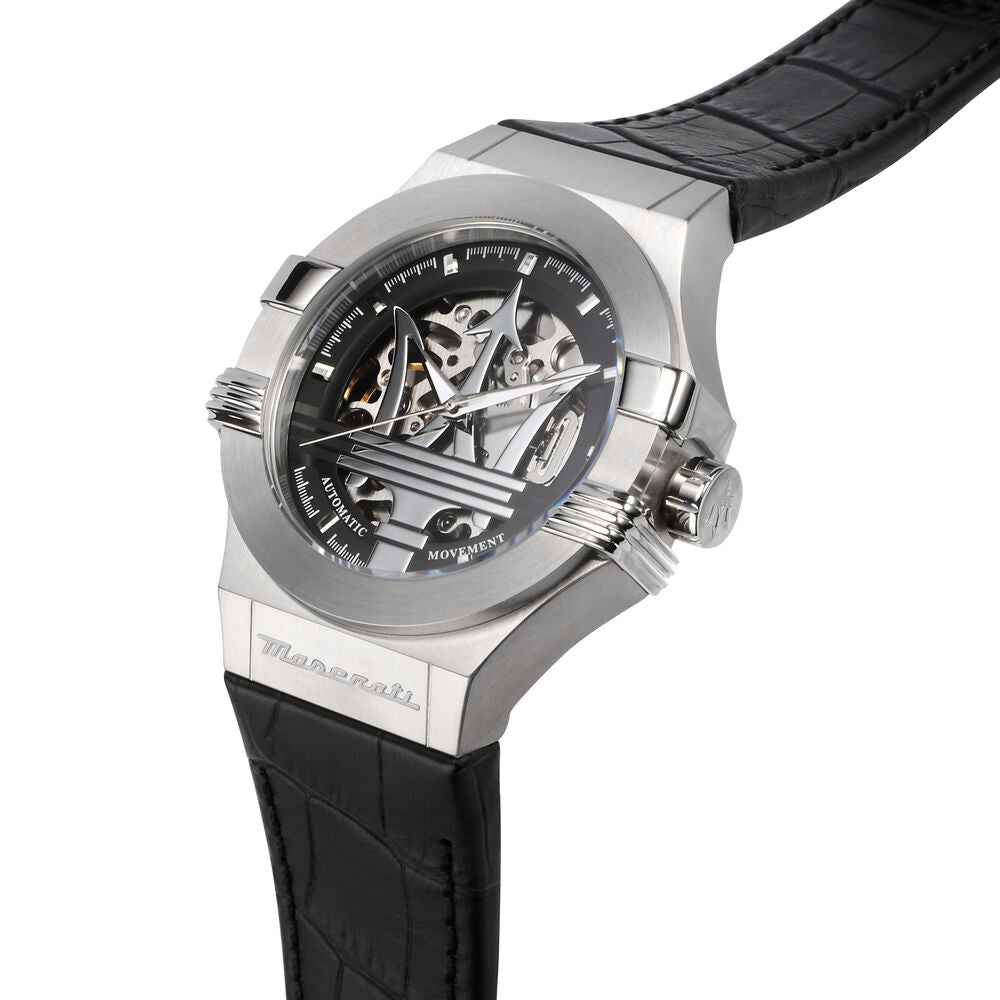 Maserati Men's Black Potenza Watch