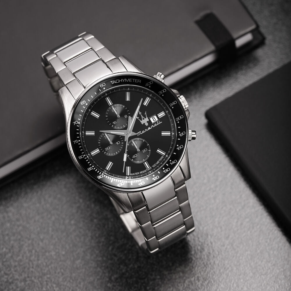 Maserati Sfida Black Men's Watch