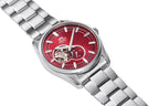 Orient Contemporary Open Heart Men's Red Watch