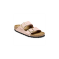 Arizona Light Rose Suede Leather Sandals