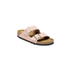 Arizona Light Rose Suede Leather Sandals