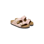 Arizona Light Rose Suede Leather Sandals