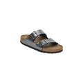 Arizona Metallic Black Birko-Flor Sandals