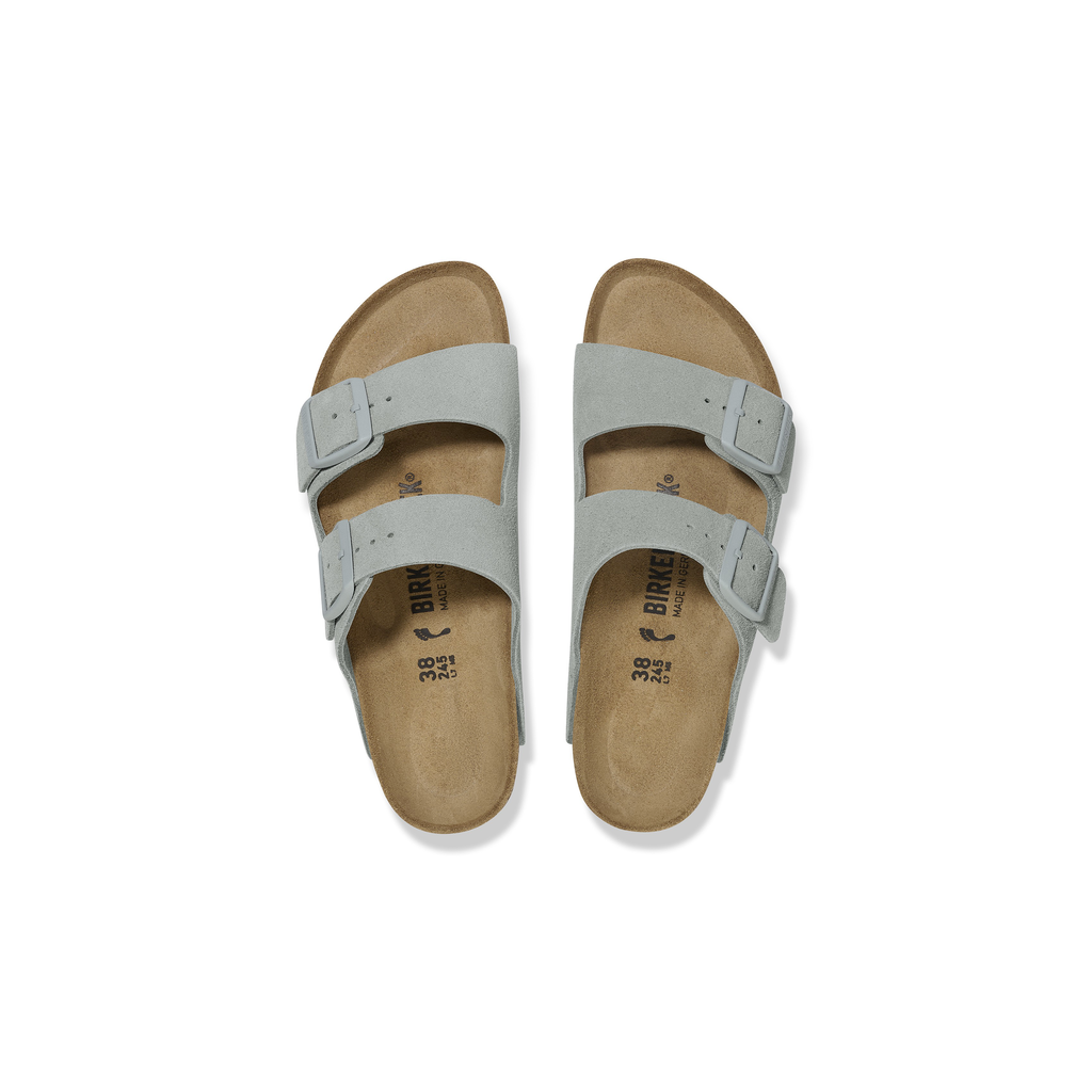 Arizona Pure Sage Suede Leather Sandals