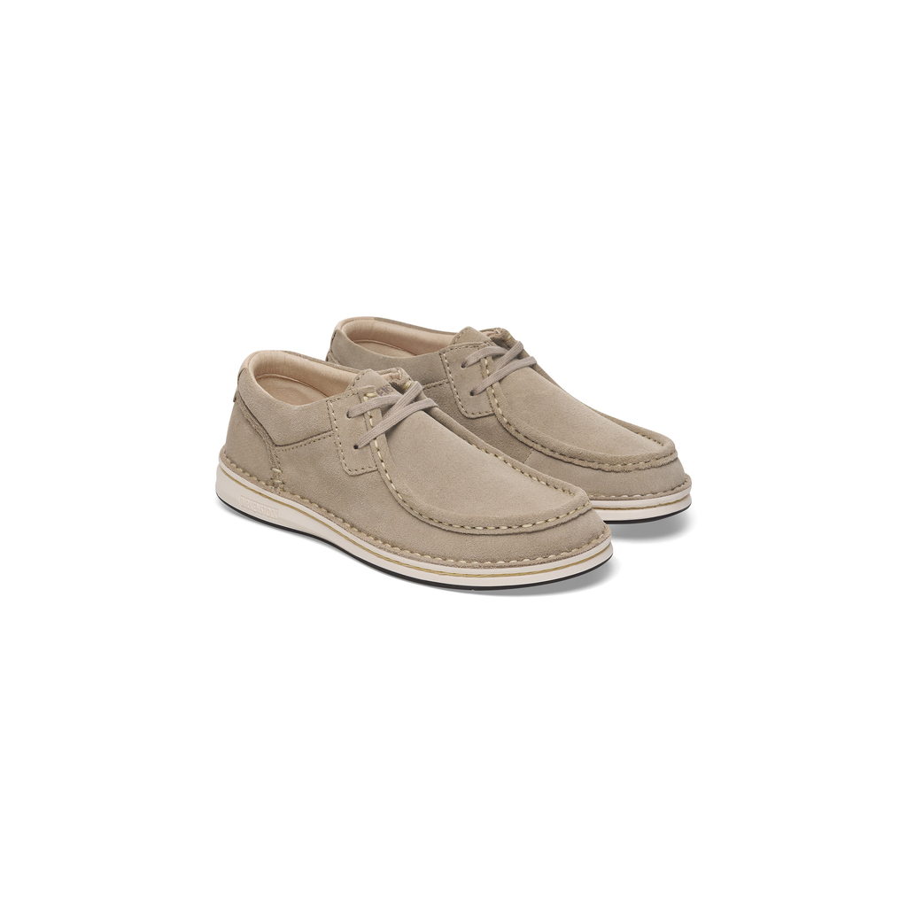 Pasadena Taupe Suede Leather Shoes