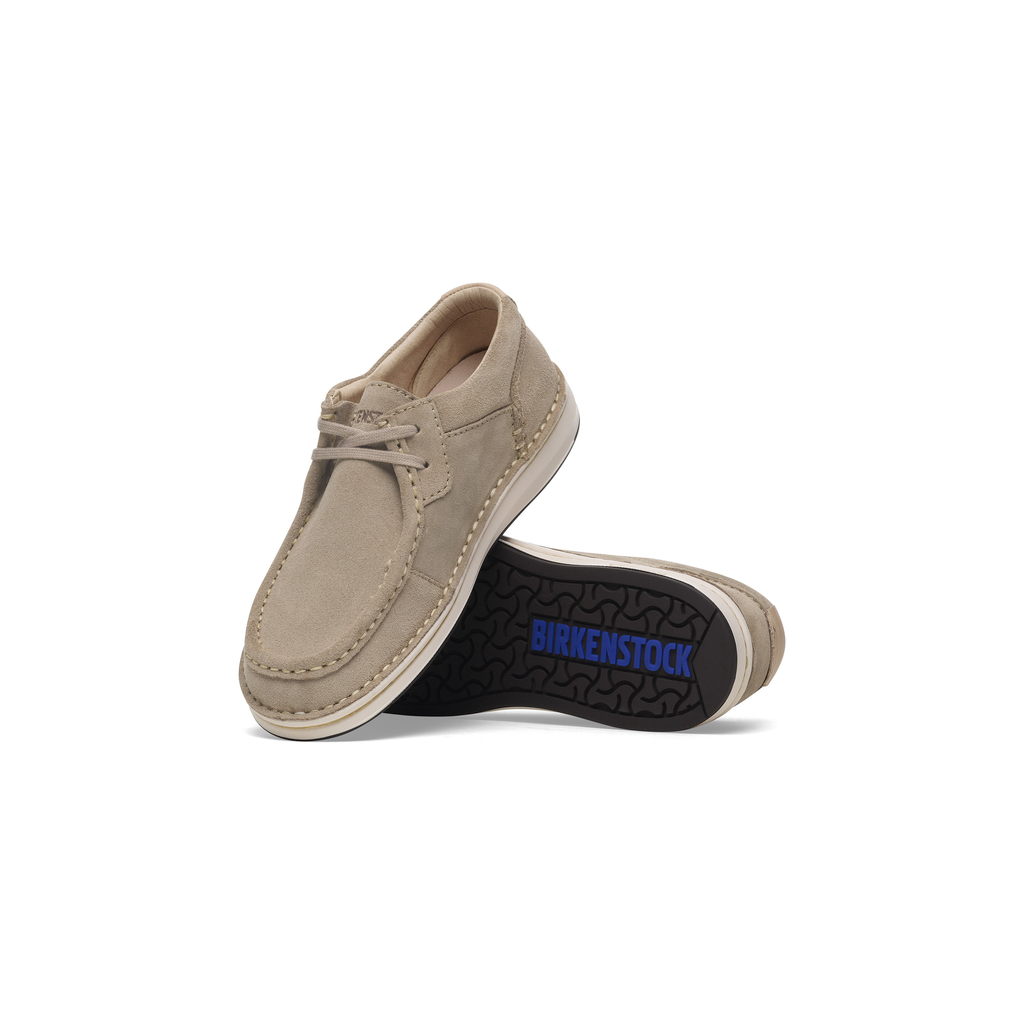 Pasadena Taupe Suede Leather Shoes
