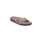 Madrid Big Buckle Lavender Oiled Leather Sandals