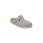 Boston Stone Coin Suede Leather Clogs