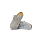 Boston Stone Coin Suede Leather Clogs