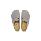 Boston Stone Coin Suede Leather Clogs