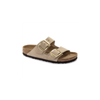 Arizona Big Buckle Sandcastle Nubuck Leather Sandals