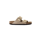 Arizona Big Buckle Sandcastle Nubuck Leather Sandals