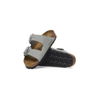 Arizona Big Buckle Pure Sage Nubuck Leather Sandals