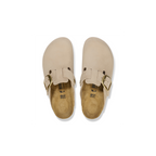 Boston Big Buckle Sandcastle Nubuck Leather Clogs