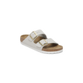 Arizona Antique White Nubuck Leather Sandals