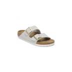 Arizona Antique White Nubuck Leather Sandals