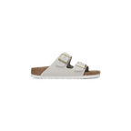 Arizona Antique White Nubuck Leather Sandals